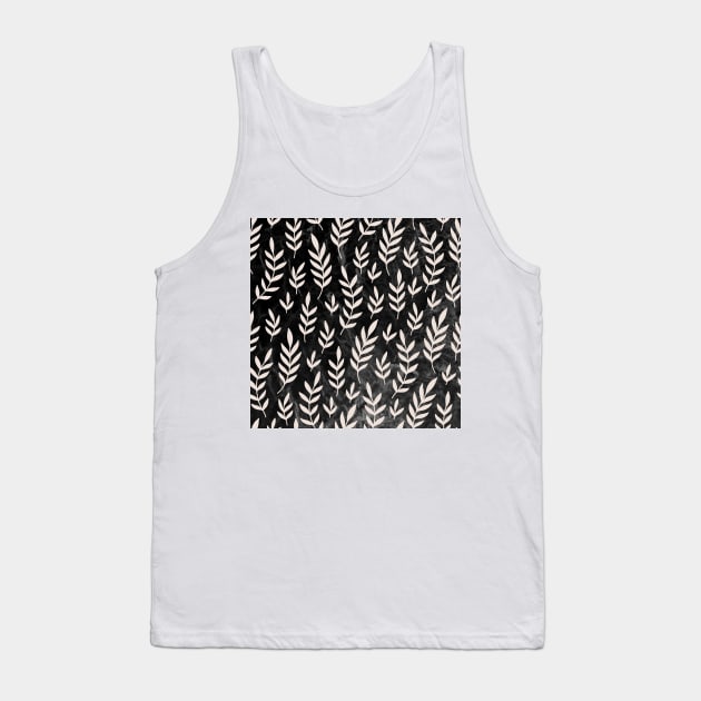 Leaf Pattern Tank Top by Keniixx